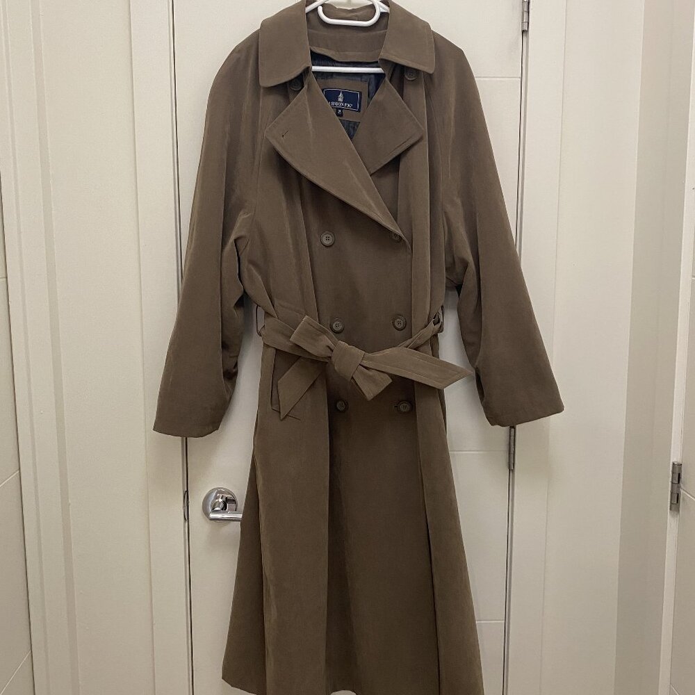 London Fog Brown Trench Coat